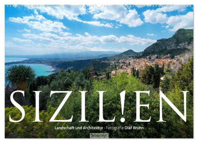 Sizilien – Landschaft und Architektur (Wandkalender 2025 DIN A2 quer), CALVENDO Monatskalender
