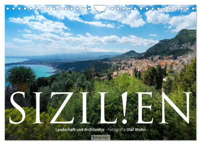 Sizilien – Landschaft und Architektur (Wandkalender 2025 DIN A4 quer), CALVENDO Monatskalender