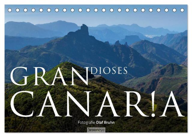 Grandioses Canaria (Tischkalender 2025 DIN A5 quer), CALVENDO Monatskalender