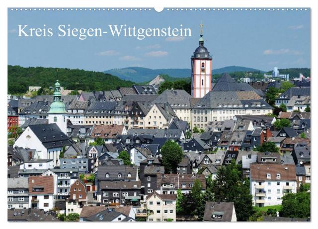 Kreis Siegen-Wittgenstein (Wandkalender 2025 DIN A2 quer), CALVENDO Monatskalender