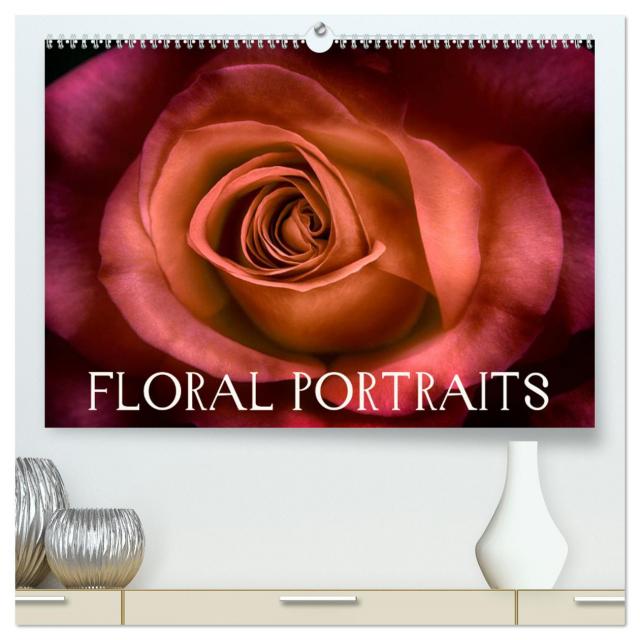 Floral Portraits - Blumen Impression (hochwertiger Premium Wandkalender 2025 DIN A2 quer), Kunstdruck in Hochglanz