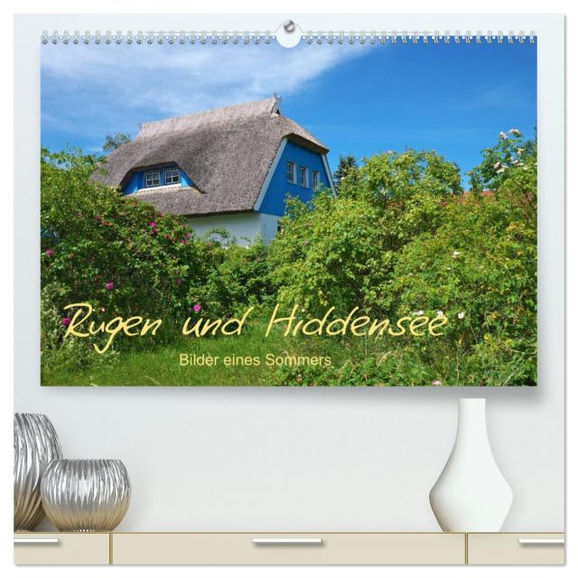 Rügen und Hiddensee (hochwertiger Premium Wandkalender 2025 DIN A2 quer), Kunstdruck in Hochglanz