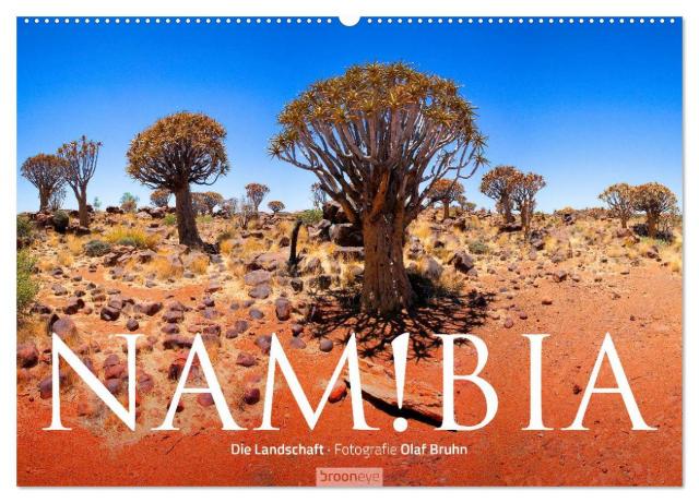 Namibia - Die Landschaft (Wandkalender 2025 DIN A2 quer), CALVENDO Monatskalender