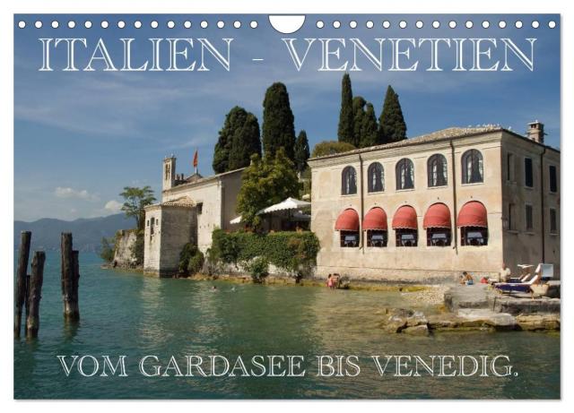 Italien - Venetien (Wandkalender 2025 DIN A4 quer), CALVENDO Monatskalender