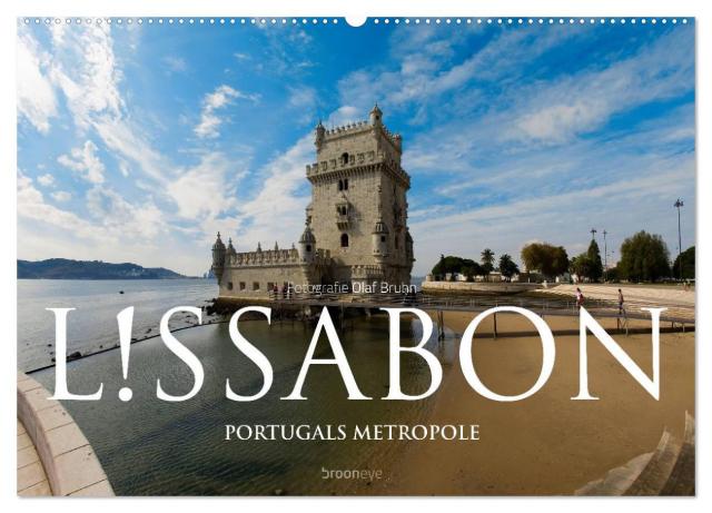 Lissabon – Portugals Metropole (Wandkalender 2025 DIN A2 quer), CALVENDO Monatskalender