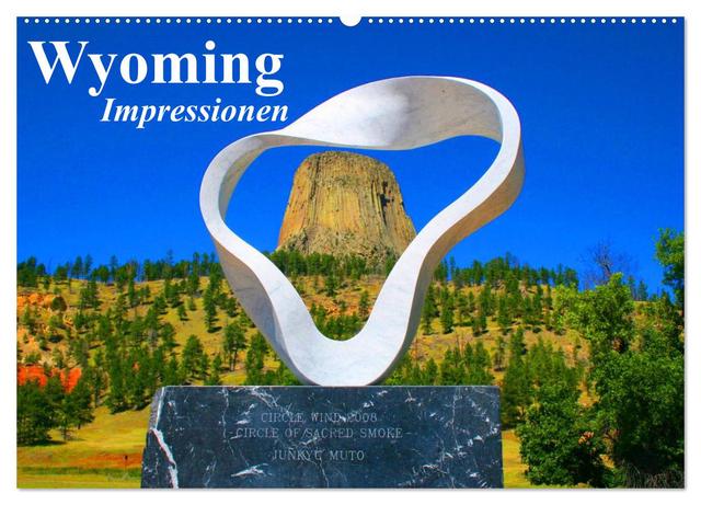 Wyoming • Impressionen (Wandkalender 2025 DIN A2 quer), CALVENDO Monatskalender