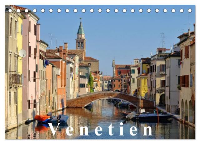 Venetien (Tischkalender 2025 DIN A5 quer), CALVENDO Monatskalender