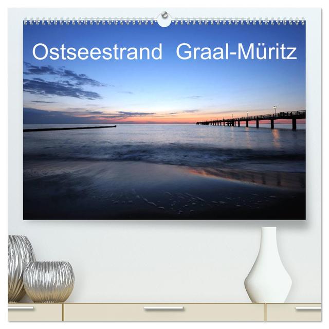 Ostseestrand Graal-Müritz (hochwertiger Premium Wandkalender 2025 DIN A2 quer), Kunstdruck in Hochglanz