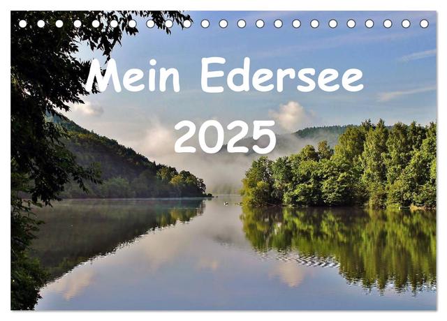 Mein Edersee 2025 (Tischkalender 2025 DIN A5 quer), CALVENDO Monatskalender