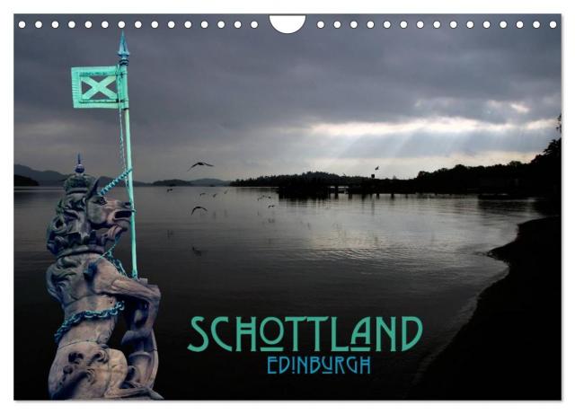 Schottland und Edinburgh (Wandkalender 2025 DIN A4 quer), CALVENDO Monatskalender
