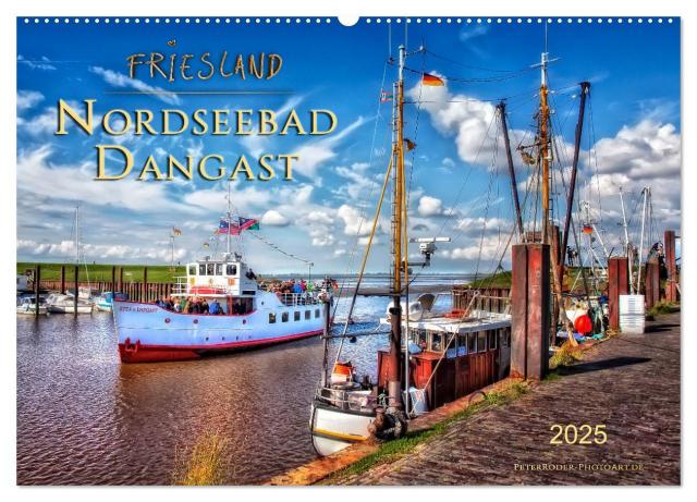 Friesland - Nordseebad Dangast (Wandkalender 2025 DIN A2 quer), CALVENDO Monatskalender
