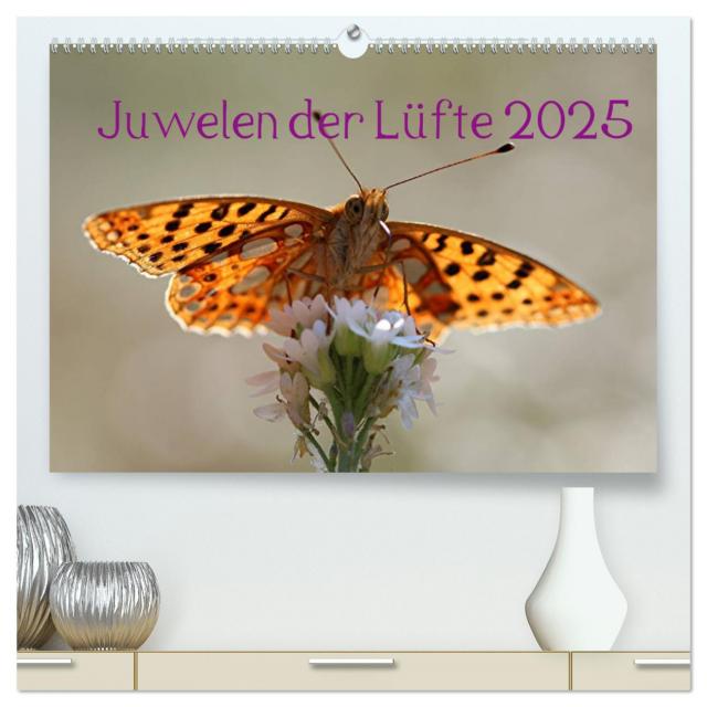 Juwelen der Lüfte 2025 (hochwertiger Premium Wandkalender 2025 DIN A2 quer), Kunstdruck in Hochglanz