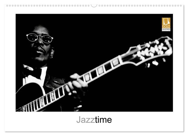 Jazztime (Wandkalender 2025 DIN A2 quer), CALVENDO Monatskalender