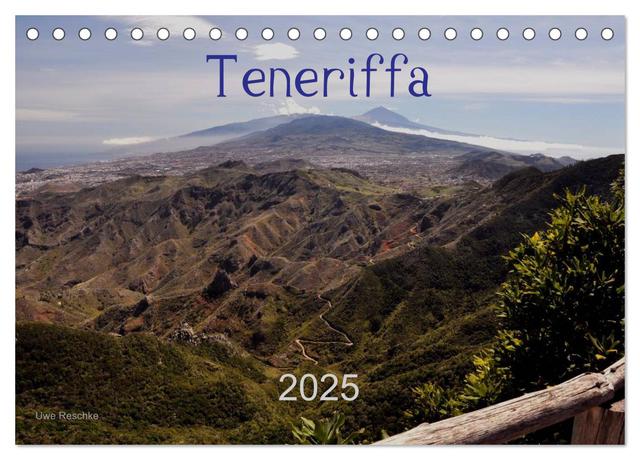 Teneriffa 2025 (Tischkalender 2025 DIN A5 quer), CALVENDO Monatskalender