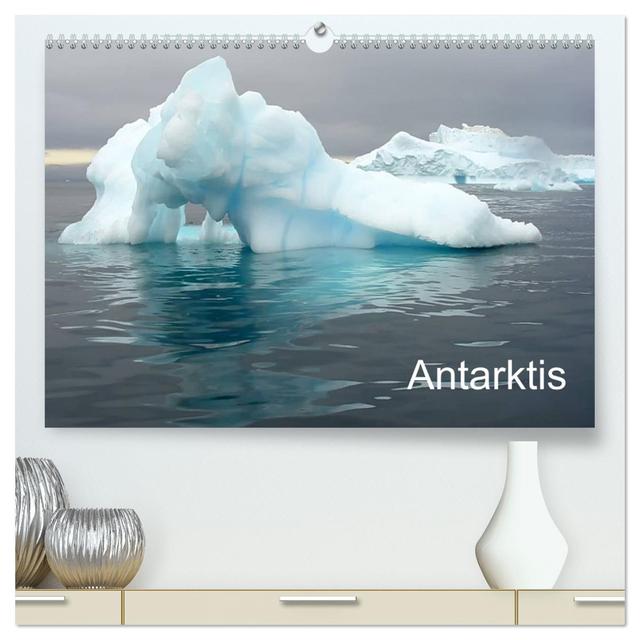Antarktis (hochwertiger Premium Wandkalender 2025 DIN A2 quer), Kunstdruck in Hochglanz