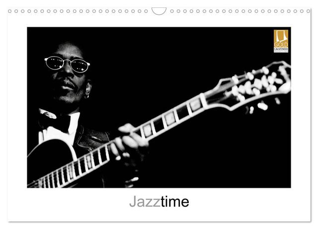 Jazztime (Wandkalender 2025 DIN A3 quer), CALVENDO Monatskalender