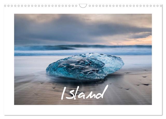 Island (Wandkalender 2025 DIN A3 quer), CALVENDO Monatskalender