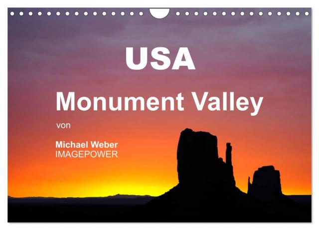 USA - Monument Valley (Wandkalender 2025 DIN A4 quer), CALVENDO Monatskalender