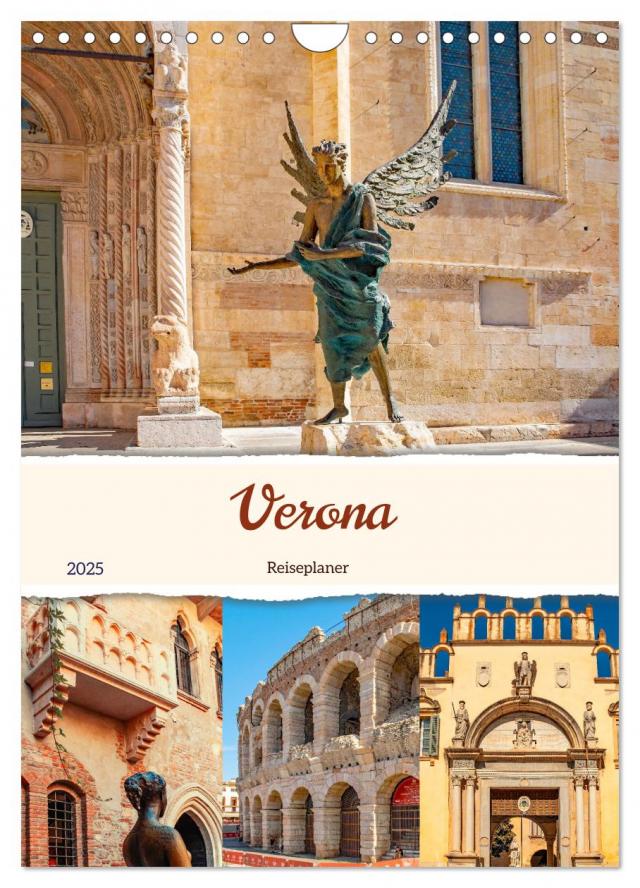 Verona - Reiseplaner (Wandkalender 2025 DIN A4 hoch), CALVENDO Monatskalender