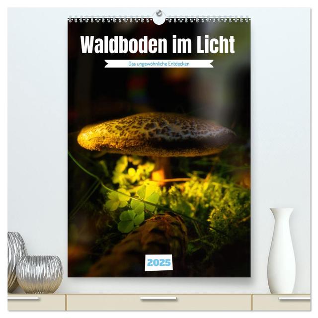 Waldboden im Licht (hochwertiger Premium Wandkalender 2025 DIN A2 hoch), Kunstdruck in Hochglanz