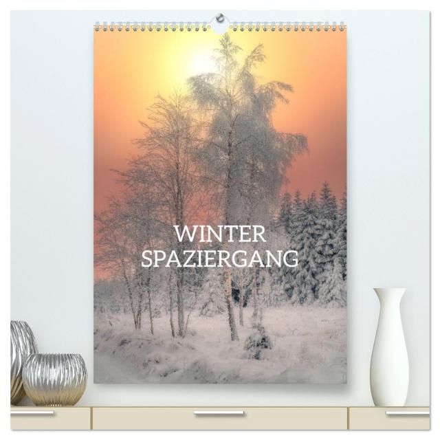 Winter Spaziergang (hochwertiger Premium Wandkalender 2025 DIN A2 hoch), Kunstdruck in Hochglanz