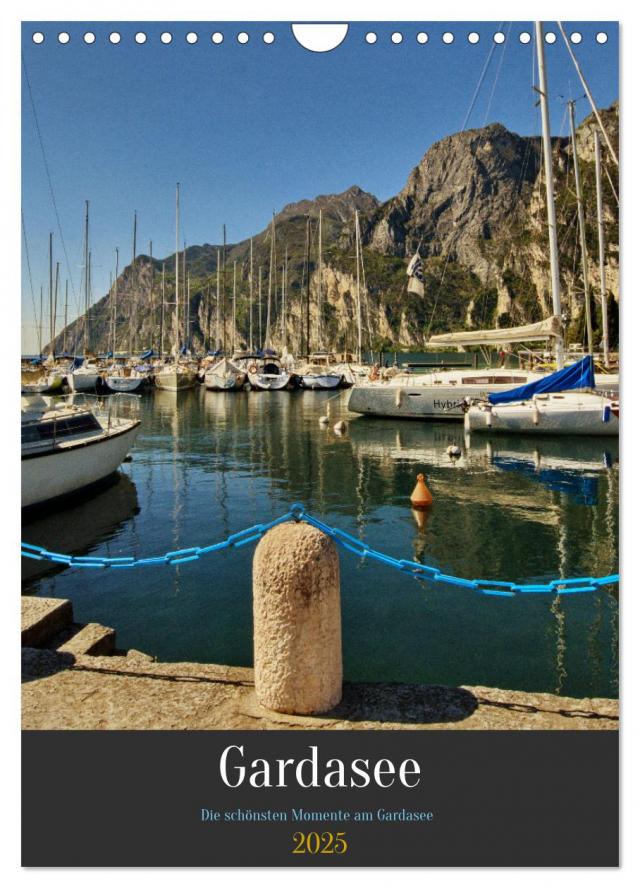 Gardasee - Die schönsten Momente am Gardasee (Wandkalender 2025 DIN A4 hoch), CALVENDO Monatskalender