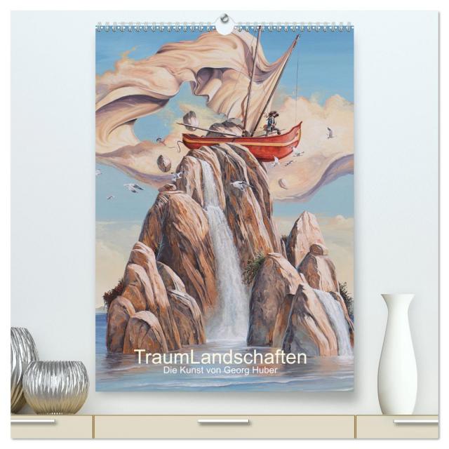 TraumLandschaften (hochwertiger Premium Wandkalender 2025 DIN A2 hoch), Kunstdruck in Hochglanz