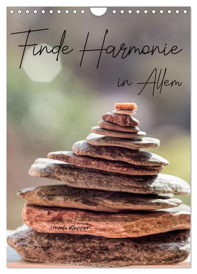 Finde Harmonie in Allem (Wandkalender 2025 DIN A4 hoch), CALVENDO Monatskalender
