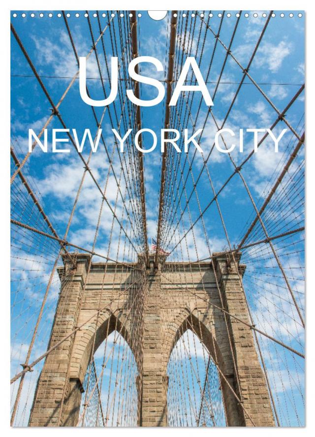 USA - New York City (Wandkalender 2025 DIN A3 hoch), CALVENDO Monatskalender
