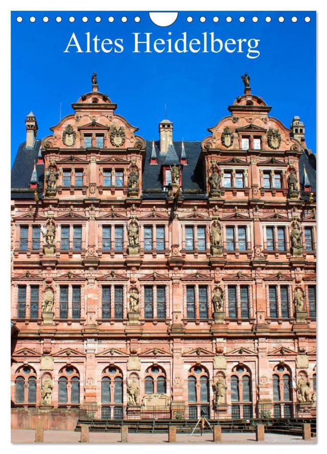 Altes Heidelberg (Wandkalender 2025 DIN A4 hoch), CALVENDO Monatskalender