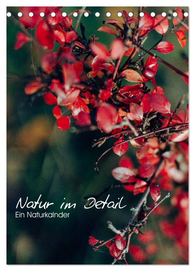 Kalender - Natur im Detail (Tischkalender 2025 DIN A5 hoch), CALVENDO Monatskalender