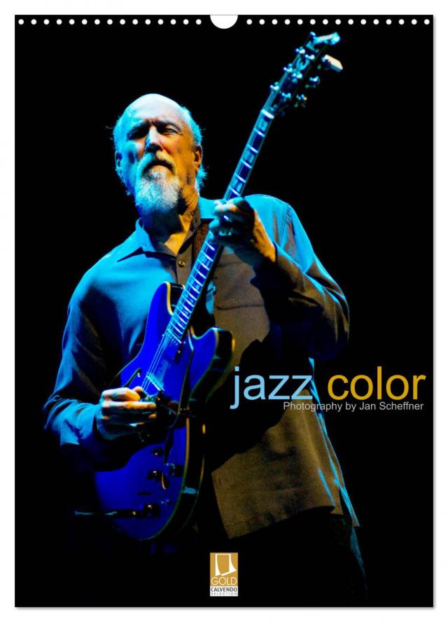 jazz color (Wandkalender 2025 DIN A3 hoch), CALVENDO Monatskalender
