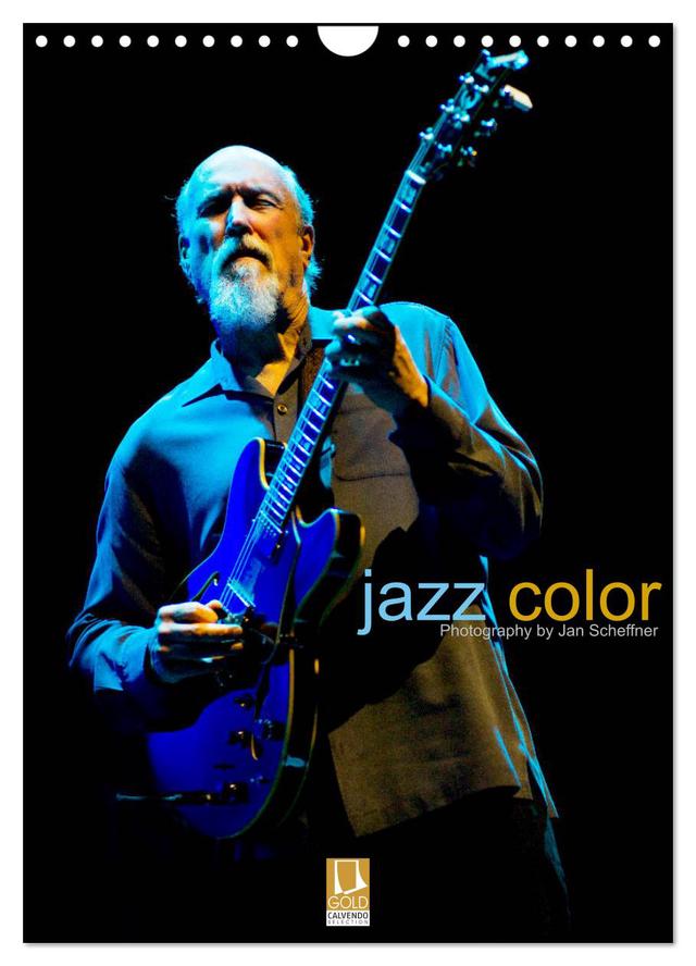 jazz color (Wandkalender 2025 DIN A4 hoch), CALVENDO Monatskalender