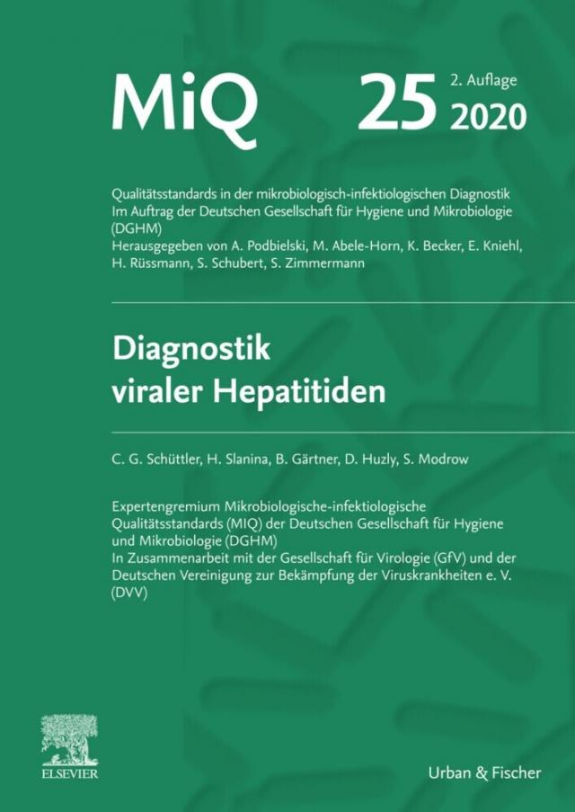 MIQ Heft 25 Diagnostik viraler Hapatitiden