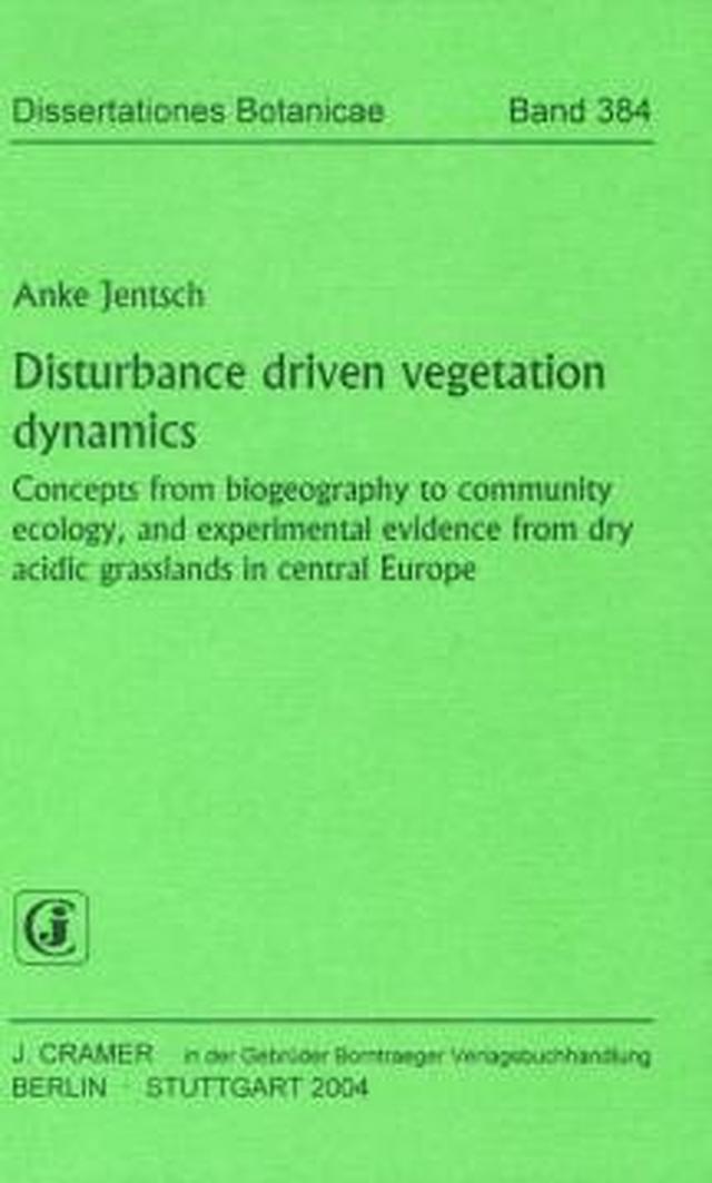 Disturbance driven vegetation dynamics