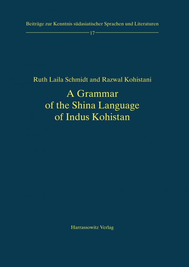 A Grammar of the Shina Language of Indus Kohistan