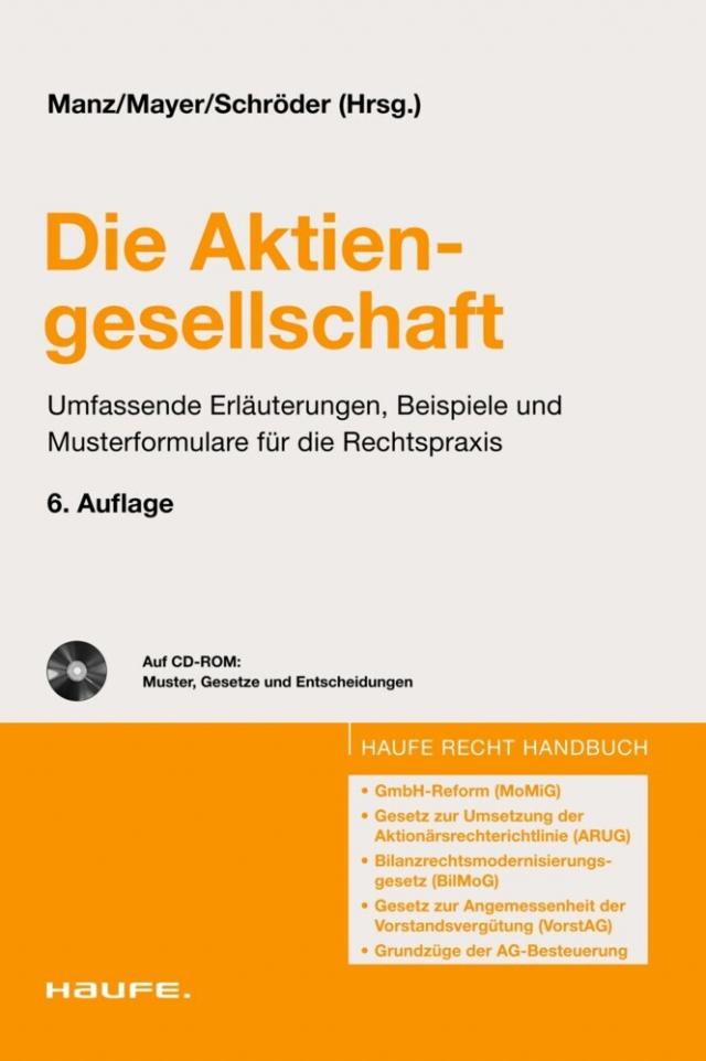 Die Aktiengesellschaft. Berliner Rechtshandbücher