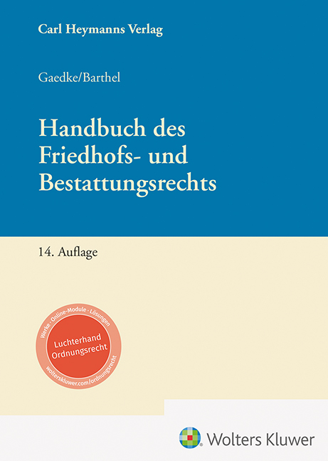 Handbuch Friedhofs- und Bestattungsrecht