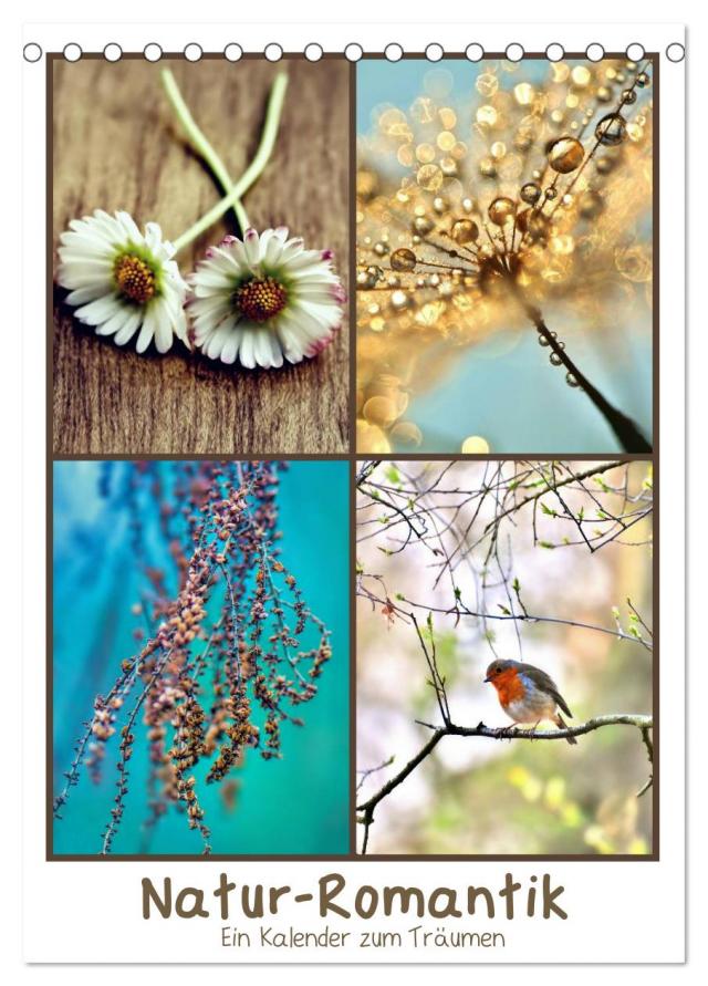 Natur-Romantik (Tischkalender 2025 DIN A5 hoch), CALVENDO Monatskalender