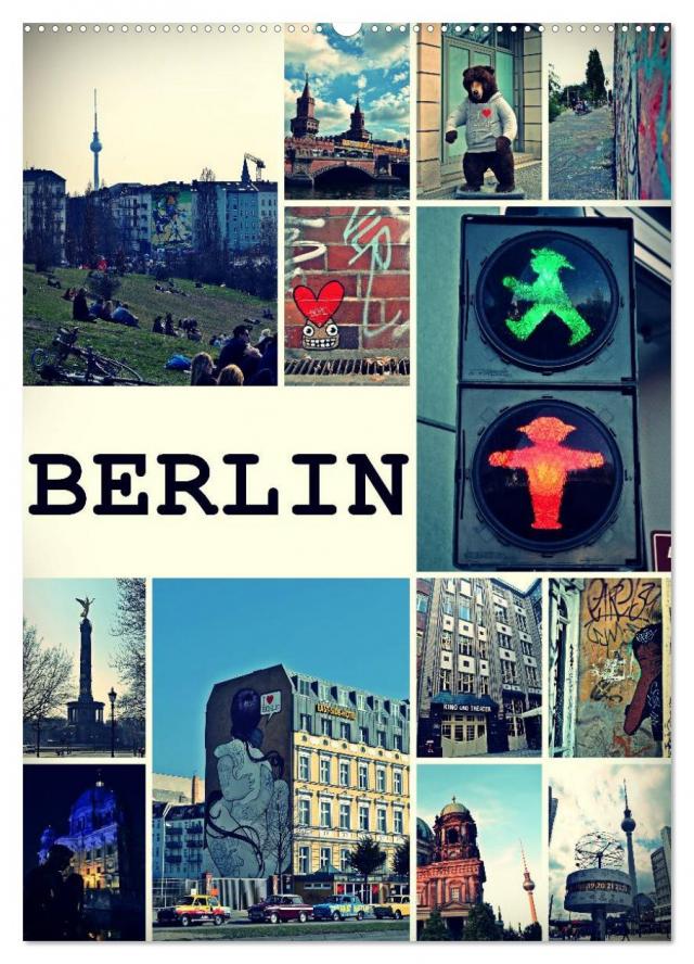 BERLIN / Planer (Wandkalender 2025 DIN A2 hoch), CALVENDO Monatskalender
