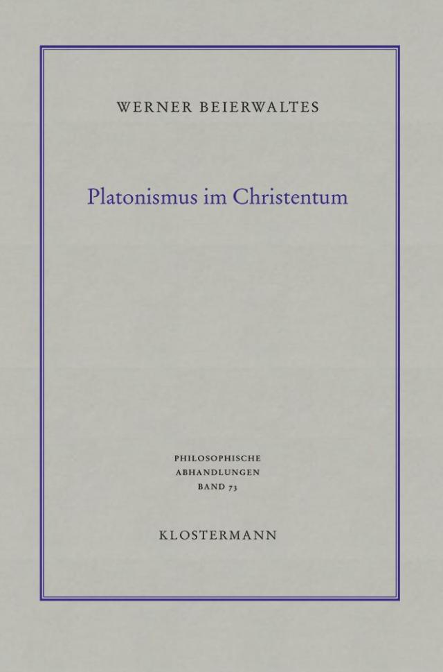 Platonismus im Christentum