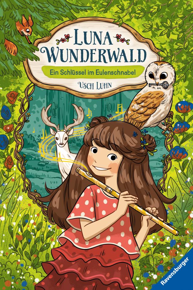 Luna Wunderwald, Band 1: Ein Schlüssel im Eulenschnabel (magisches Waldabenteuer mit sprechenden Tieren für Kinder ab 8 Jahren)