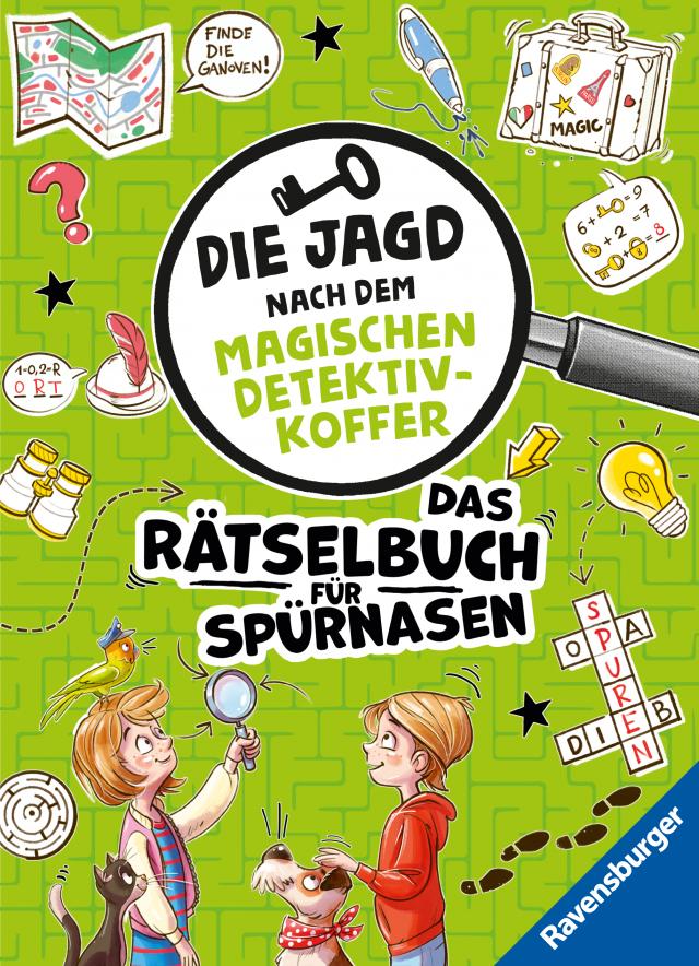 Ravensburger Die Jagd nach dem magischen Detektivkoffer: Das Rätselbuch für Spürnasen