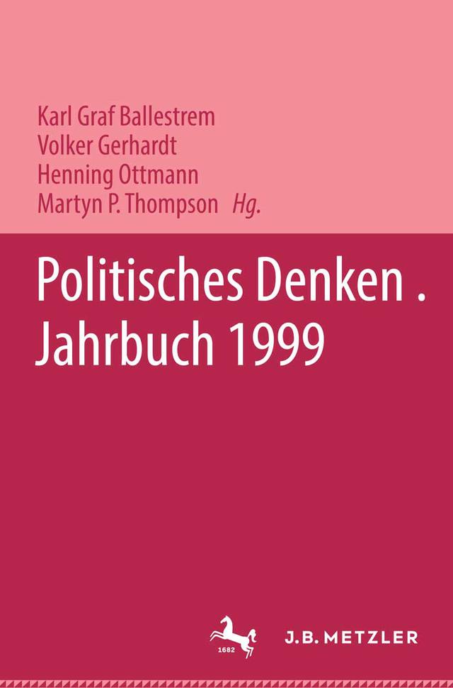Politisches Denken. Jahrbuch 1999