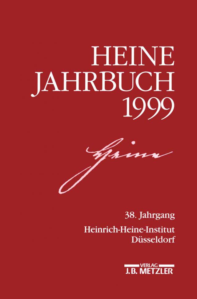 Heine-Jahrbuch 1999