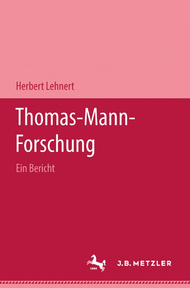 Thomas-Mann-Forschung