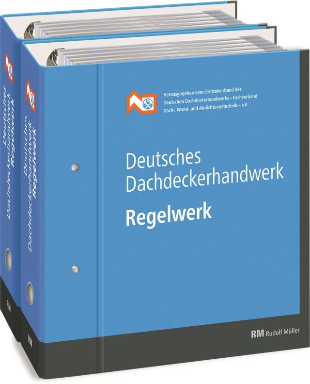 Deutsches Dachdeckerhandwerk Regelwerk - in 2 DIN A4-Ordnern