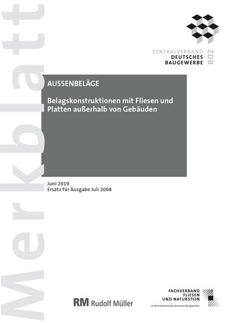 Merkblatt Außenbeläge: 2019-08