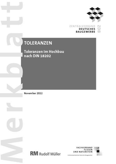Merkblatt Toleranzen im Hochbau 2022-11