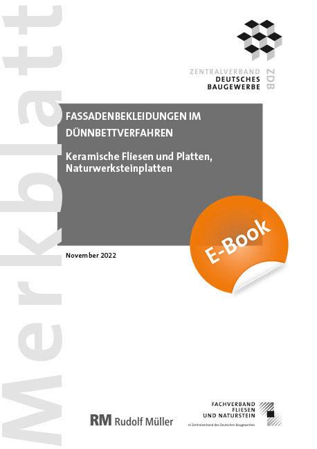 Merkblatt Fassadenbekleidungen im Dünnbettverfahren (PDF) 2022-11